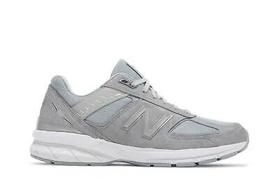 Pre-owned New Balance Balance 990v5 Made In Usa Vegan 'grey' M990js5 In White