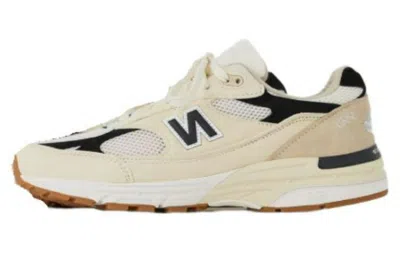 Pre-owned New Balance Balance 993 Made In Usa Sea Salt Black - U993ws In White