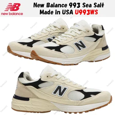Pre-owned New Balance Balance 993 Sea Salt Made In Usa U993ws Men's Size In White