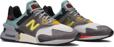 Pre-owned New Balance Balance 997s 'no Bad Days' Ms997jbg Men's Gray Yellow Running Sneaker Shoes