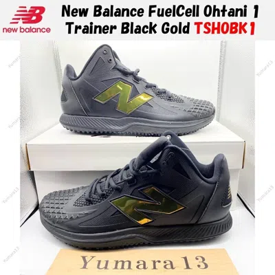 Pre-owned New Balance Balance Fuelcell Ohtani 1 Trainer Black Gold Tshobk1 Men's Size