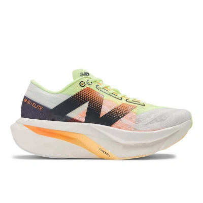 Pre-owned New Balance Balance Fuelcell Supercomp Elite V4 La4 Wrcella4 White/lime Running Shoes