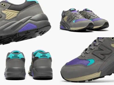 Pre-owned New Balance Balance Mt580 Suede Leather Mesh Sneakers Shoes Trainers 42 In Multicolor