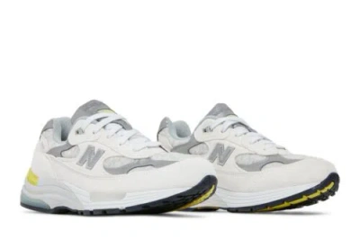 Pre-owned New Balance Balance Wmns 992 Made In Usa White Cyclone W992fc In White/cyclone
