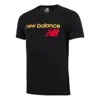 New Balance Basic Logo Tee 'black Yellow'
