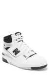 New Balance Bb650 Sneaker In White/black