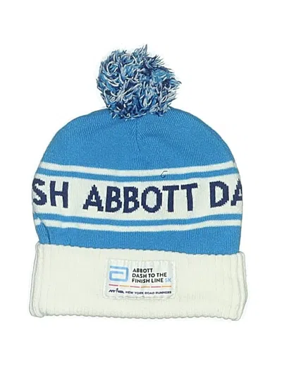 Pre-owned New Balance Beanie Hat In Blue