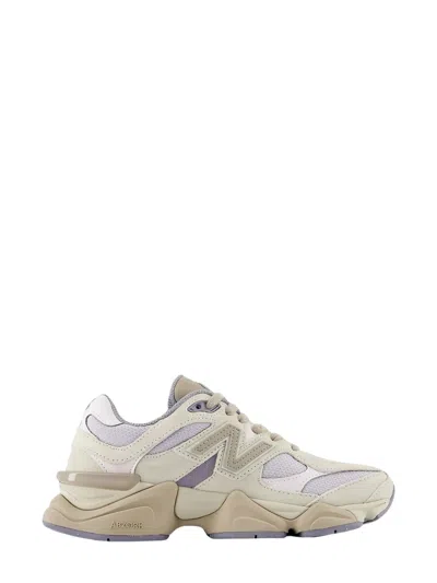New Balance Beige Mesh 9060 Sneakers In Pink