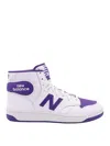 NEW BALANCE BICOLOR LEATHER SNEAKERS