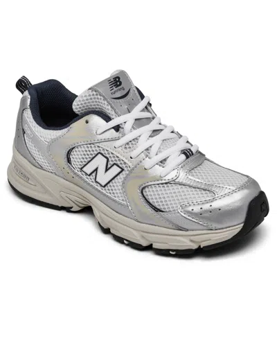 シロ New Balance Kids' Big Girls 530 Casual Sneakers From Finish