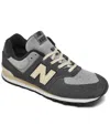 New Balance Little Kids' 574 Grey Days Casual Sneakers From Finish Line In Magnet
