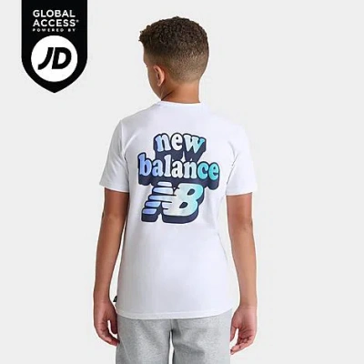 New Balance Big Kids Athletics Flying Nb T-shirt In White