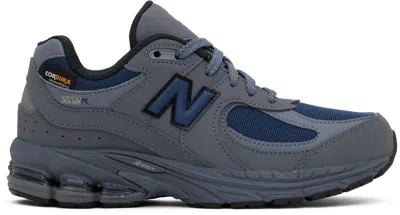 New Balance Big Kids Gray & Blue 2002r Sneakers In Dark Arctic Grey