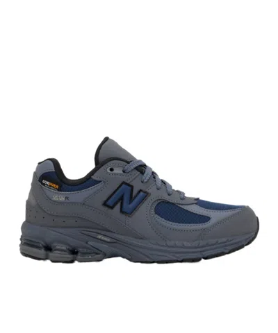 New Balance Big Kids Grey & Blue 2002r Trainers In Dark Arctic Grey