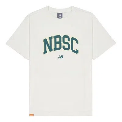 New Balance Big Nbsc Graphic T-shirt 'white Green'