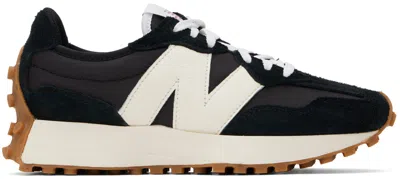 New Balance Black Low Top Sneakers With Logo Detail On The Side In Suede Unisex