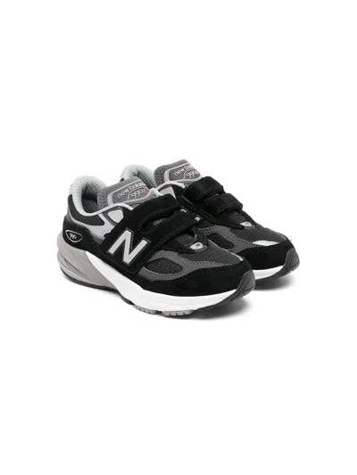 New Balance Kids' Black 990v6 Touch-strap Sneakers