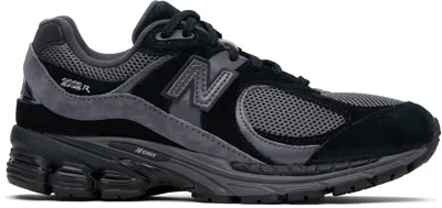 New Balance Black & Gray 2002r Sneakers