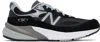 New Balance Mesh Upper Sneakers Contrast Midsole In Black