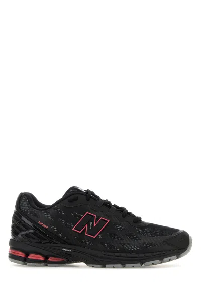 New Balance Black Mesh Sneakers