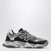 New Balance Mens Black Grey Grey 9060 Suede And Mesh Low-top Trainers In Black