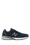New Balance Blue Fabric And Suede 990v4 Sneakers