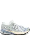 New Balance Blue Low Top Sneaker With Logo Patch On Tongue And Side And Perforated Panels In Tech Fabric Unisex