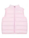 New Balance Girls Bond Quilted Gilet In Pink
