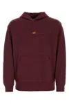 New Balance Felpa In Cotone Bordeaux Uomo