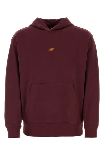 New Balance Bordeaux Cotton Sweatshirt