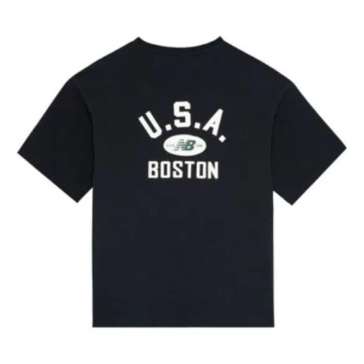 New Balance Boston Tee 'black White'