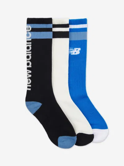 New Balance Babies'  Boys 3 Pack Basketball Socks Set In Multicoloured