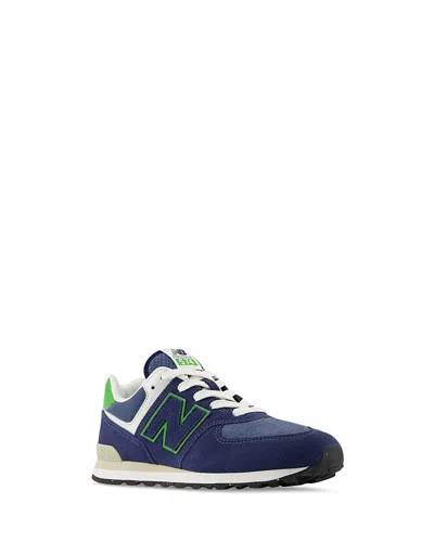New Balance Boys' 574 Lace Up Running Sneakers - Toddler, Big Kid In Black