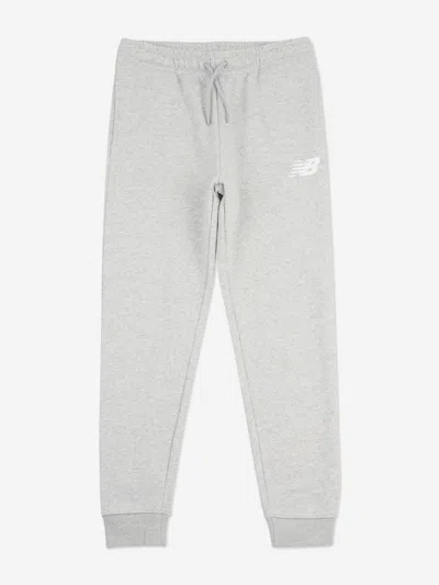 New Balance Babies'  Boys Brush Back Stacked Logo Joggers In Grey