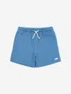 New Balance Logo-embroidered Shorts In Blue
