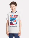 New Balance Boys Greatest Hits Graphic T-shirt In Grey