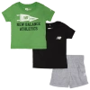 New Balance Boys Infant   3 Piece T-shirt & Shorts Set