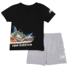 New Balance Boys   574 Shark T-shirt And Cargo Shorts Set
