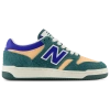 New Balance Boys  B480 In New Spruce/orange