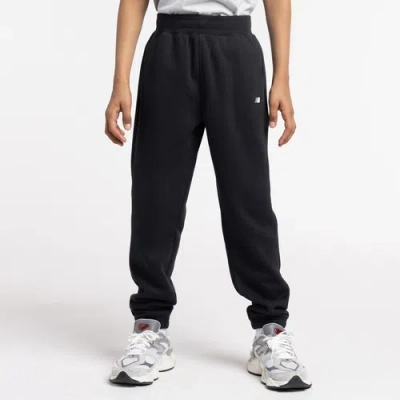 New Balance Kids' Boys  Classic Fleece Pants In Black/white