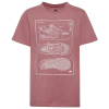 New Balance Boys   Diagram Graphic T-shirt In Rosewood/white