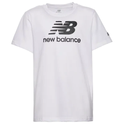 New Balance Kids' Boys  Logo T-shirt In Black/white