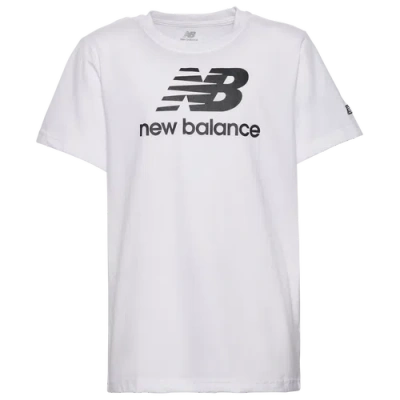 New Balance Boys  Logo T-shirt In Black/white
