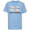 New Balance Boys   9060 T-shirt In Electric Blue/multi