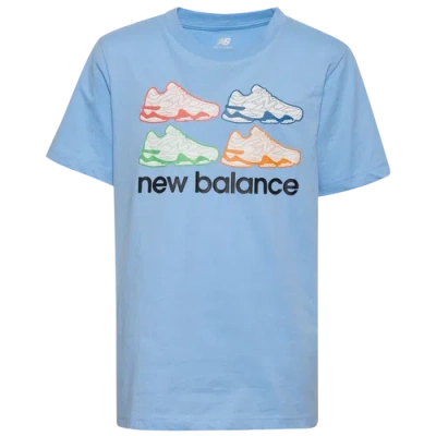 New Balance Kids' Boys   9060 T-shirt In Electric Blue/multi