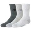 New Balance Boys   Active Crew Socks 3 Pack In Multi