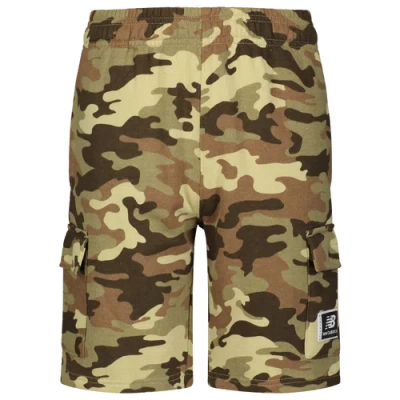 New Balance Kids' Boys   Camp Print Fleece Shorts