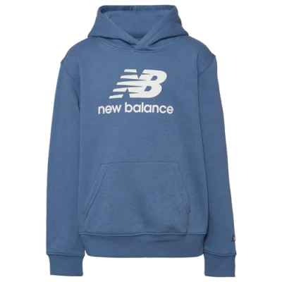 New Balance Kids' Boys   Classic Fleece Hoodie In Blue