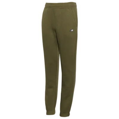 New Balance Kids' Boys   Classic Fleece Pants In Dark Olive