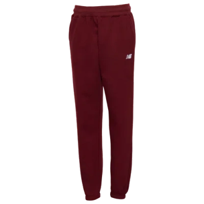 New Balance Kids' Boys   Fleece Joggers In Burgundy